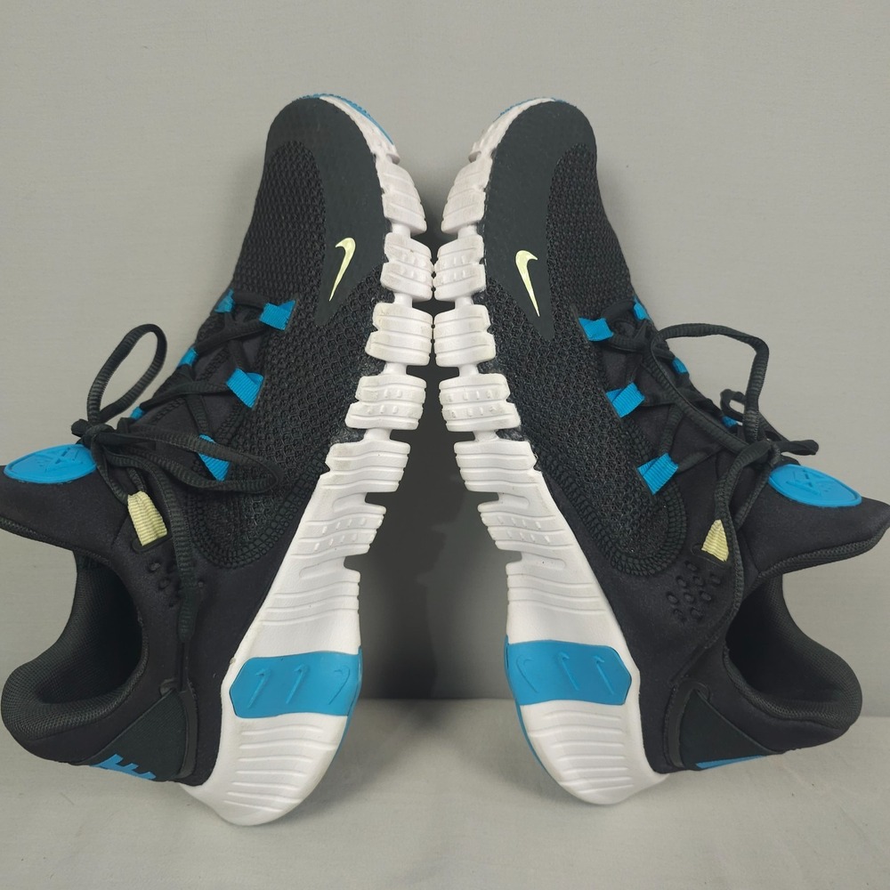 Nike Free Metcon 4 Shoes Men 10.5 Anthracite Citron Tent Gray Blue Trainers - Picture 5 of 15
